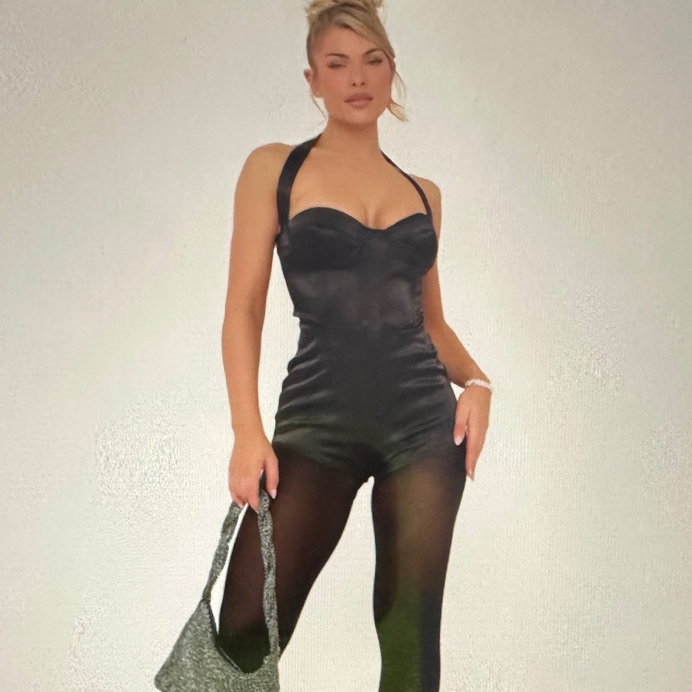 EGO Halterneck Underwire Corset Bodysuit. NWT.